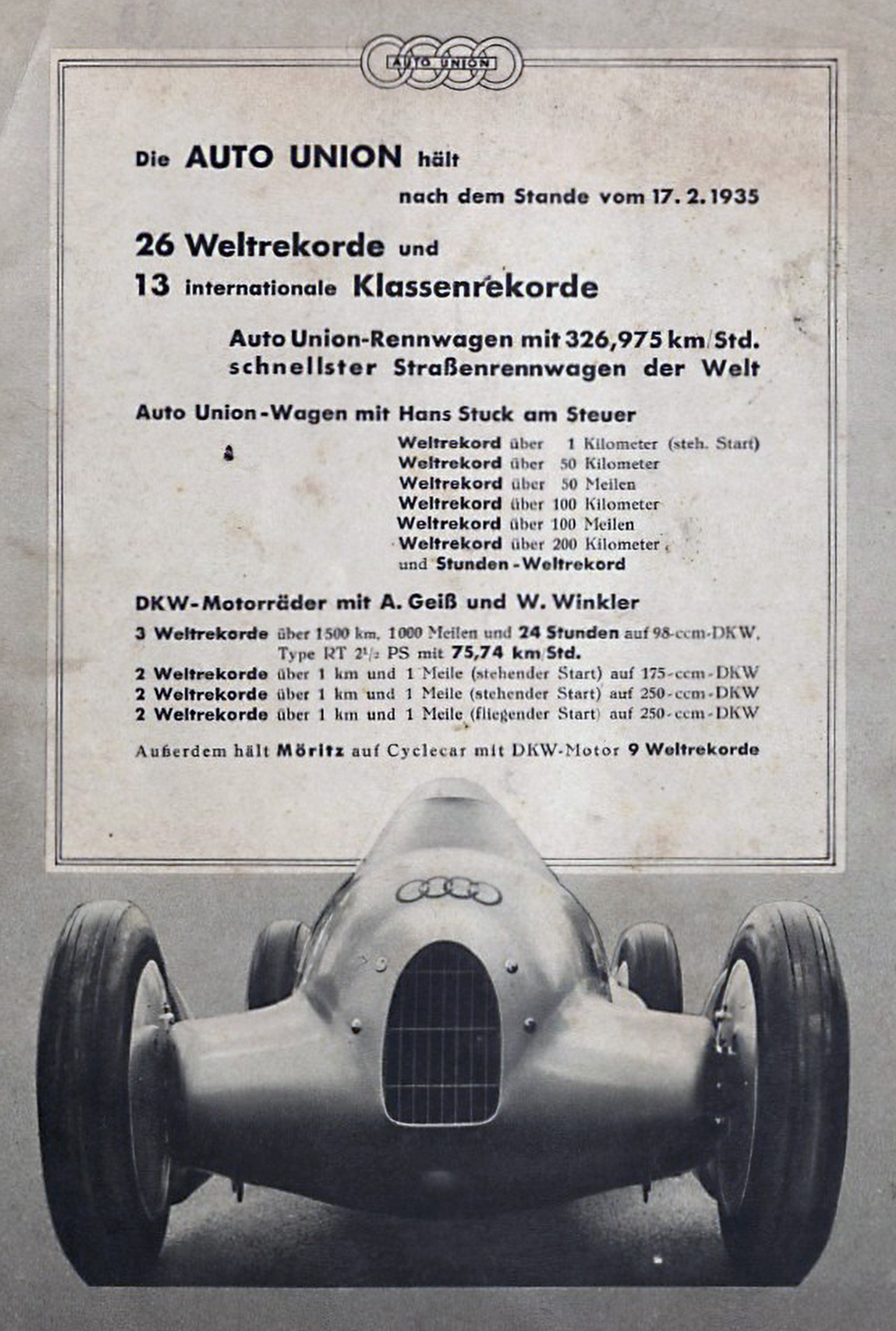 Auto Union Type B Rennlimousinen | Zdjęcie #6