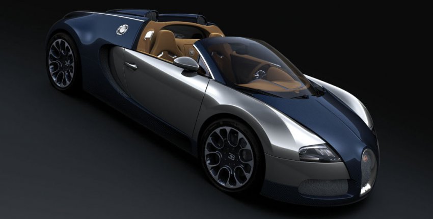 Zdjęcie Bugatti Veyron Grand Sport Sang Bleu
