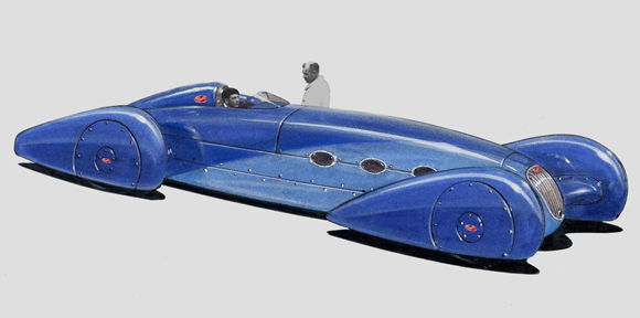 Zdjęcie Bugatti 1000HP Record Car