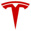 Grafika z logo Tesla