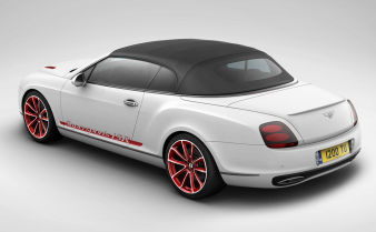 Bentley Continental Supersports Convertible Ice Speed Record