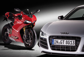 Ducati 1199 Panigale S oraz Audi R8 GT