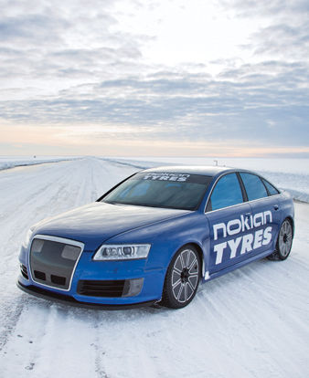 Audi RS6 Ice Speed Record