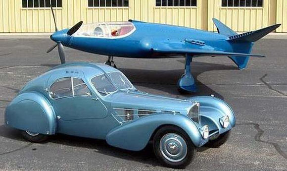 Bugatti 100P i Bugatti Type 57 SC Atlantic