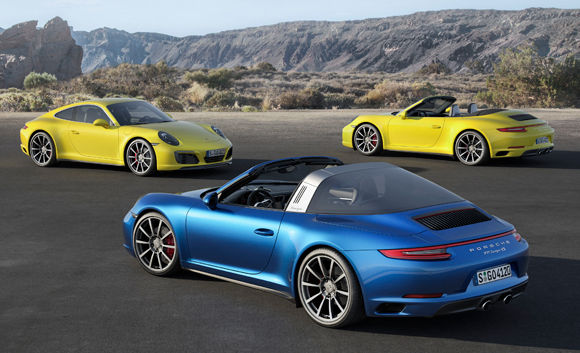 Porsche 911 Targa 4S, Porsche 911 Carrera 4S, Porsche 911 Carrera 4S Cabriolet