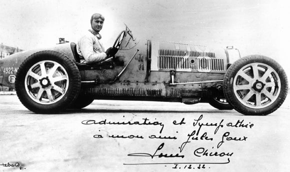 Louis Chiron w Bugatti Type 51