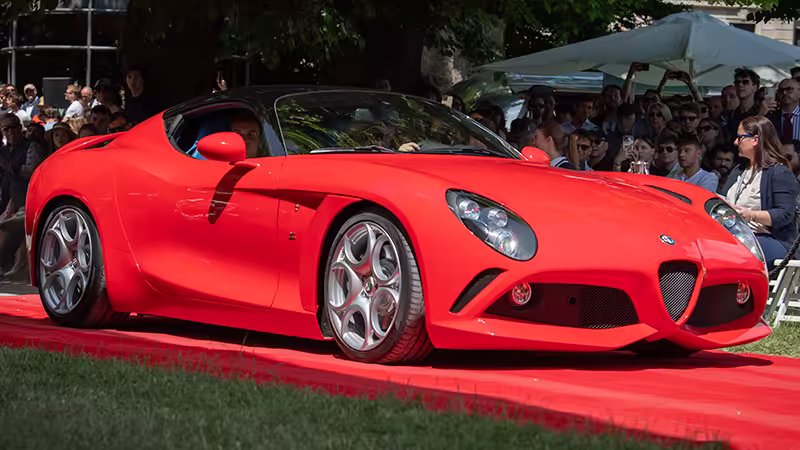 Alfa Romeo 8C Doppiacoda Zagato Zdjęcie Alfa Romeo 8C Doppiacoda Zagato