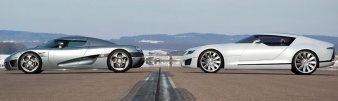 Koenigsegg CCX & Saab Aero X