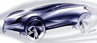 Mazda Concept Moscow Sketch