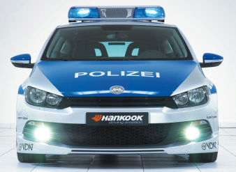 Volkswagen Scirocco Polizei