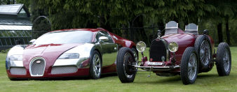 Bugatti Veyron Centenaire Edition + Bugatti Type 35